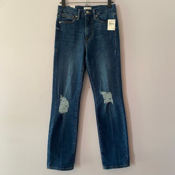 NWT Good American Women's size 4 / 27 Indigo Good Classic Skinny High Rise Jeans - Picture 1 of 13